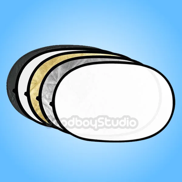 

Godox 5 in 1 Collapsible 100x150cm / 40" x 60" Oval Reflector Disc