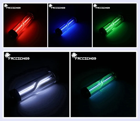 

FREEZEMOD T virus tank light module light tube with drive UV multi-color length optional . DG-CCLF