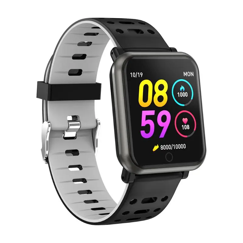 

IP67 Waterproof P11 Colorful Screen Smart Bracelet Sports Wristband Heart Rate Blood Pressure Step Sleep Detection Fitness Track