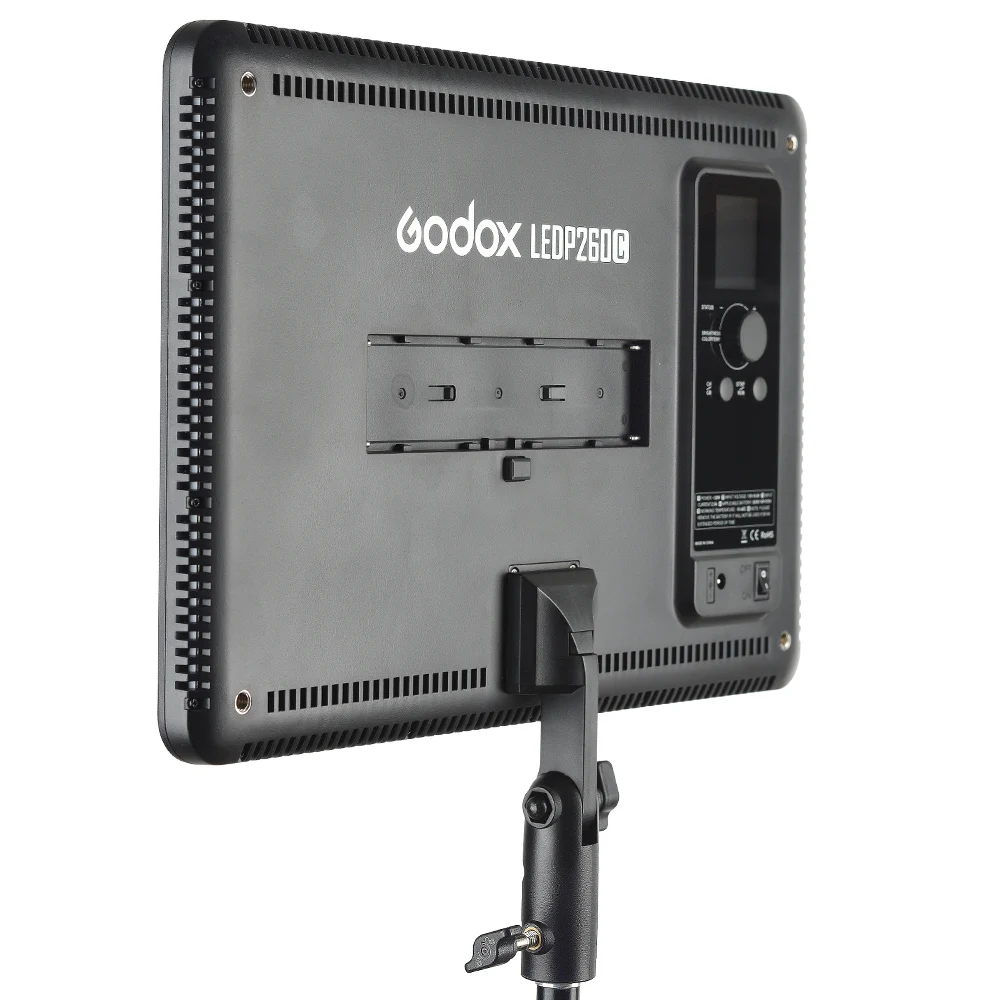 Godox светодио дный P260C ультра тонкий 3300-5600 К Би-Цвет 30 Вт Светодиодная лампа для студии с удаленным Управление для DSLR фотостудия