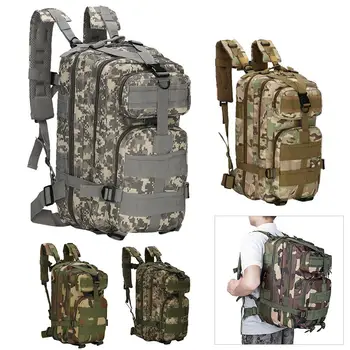 

NEW Camouflage Oxford Cloth Military Tactical Backpack Outdoor Hiking Shoulder Bag