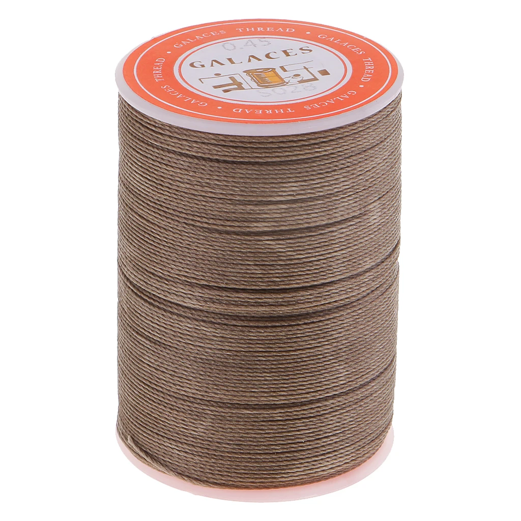 12 Colors 0.45mm Durable Leather Sewing Waxed Thread Cord For DIY Handicraft Tool Hand Stitching Thread 85 Meters