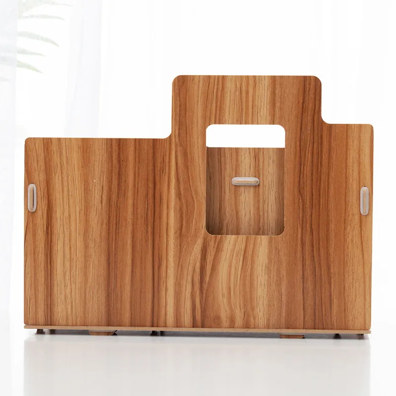 Wood Desk Organizer Office Bureau Pen Holder Wooden Sorter with Drawer Organizer Pen Pencil Organiz