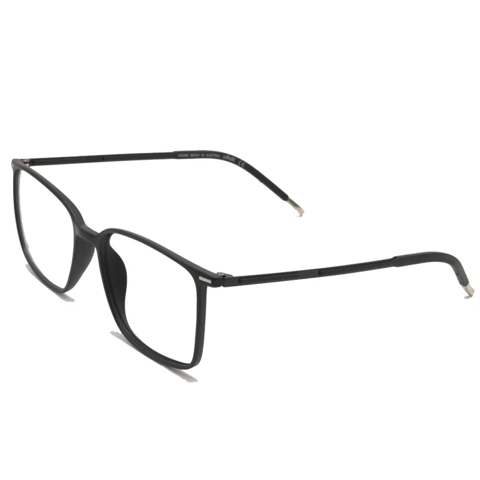 Ibboll оправа для мужских очков оптические очки для глаз Модные прозрачные линзы Роскошные брендовые дизайнерские очки Oculos S6075 - Цвет оправы: black