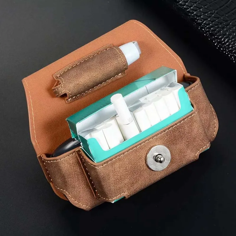 

Portable Case Frosted Leather For IQOS 3.0 Retro Cases Full Protective Cover Carrying Bag For IQOS 3 Accessories