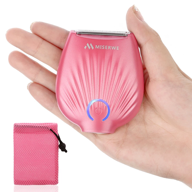

Women USB Recharge Electric Razor Waterproof shaver with Carrying Bag Mini IPX4 Razor for Professional Bikini Strong Trimmer