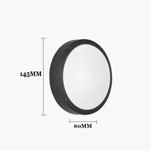 WECUS) современный минималистский открытый настенный светильник, Анти-пыль, борьба с вредителями Москитная вилла сад водонепроницаемый светильник s