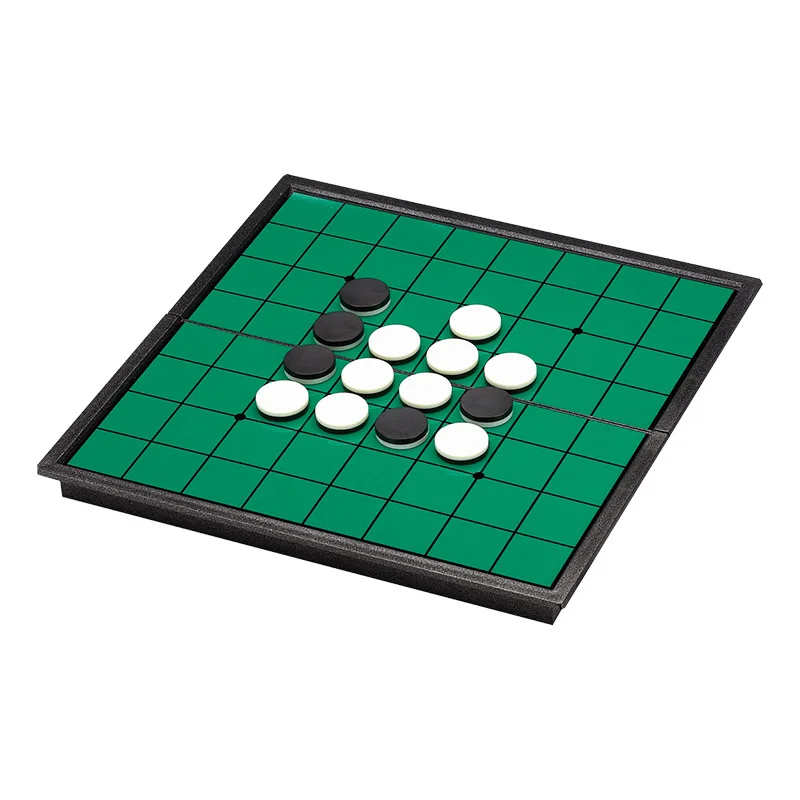 25cm Acrylic Magnetic Portable Folding Reversi Othello Board Chess Standard Educational Home parent child Family Game