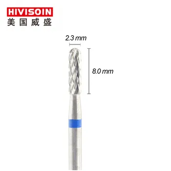 

Cross cut standard (0319.023)- ISO190 -Tungsten Carbide Burs - HIVISOIN Carbide Nail Drill Bit&Dental Burs