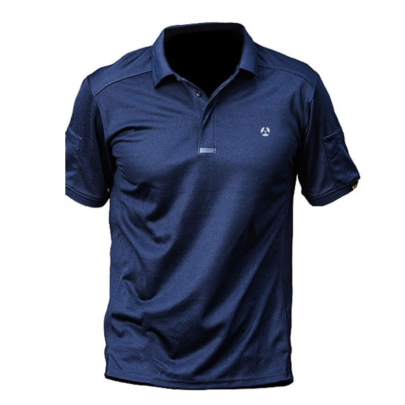 Preise 2018 neue Männer Sommer Outdoor Sports Military t shirt Wandern Quick Dry Atmungsaktiv Polo Shirt Urban Taktische Armee Militär T hemd