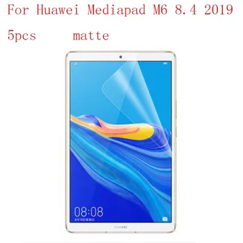 

Anti-glare LCD clear Screen Protector Protective Film For Huawei Mediapad M6 8.4 2019 Protector 5pcs in 1 package