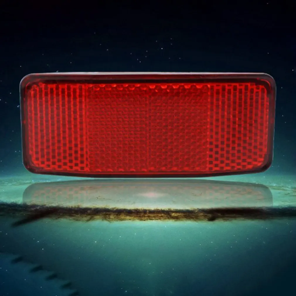 Discount 1 Pcs Bicycle Front Rear Reflective Lens MTB Road Bike Automatic Reflectors Cycling Warning Light Cycling Safety Accessories 0