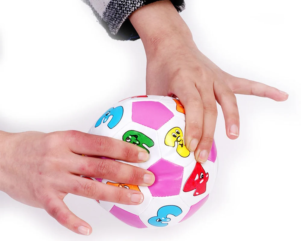 1 шт. 12 см обучающая игрушка детский шар номер цветной шар безопасный мягкий резиновый шарик математическая игрушка подходит для детей от 0 до 6 лет