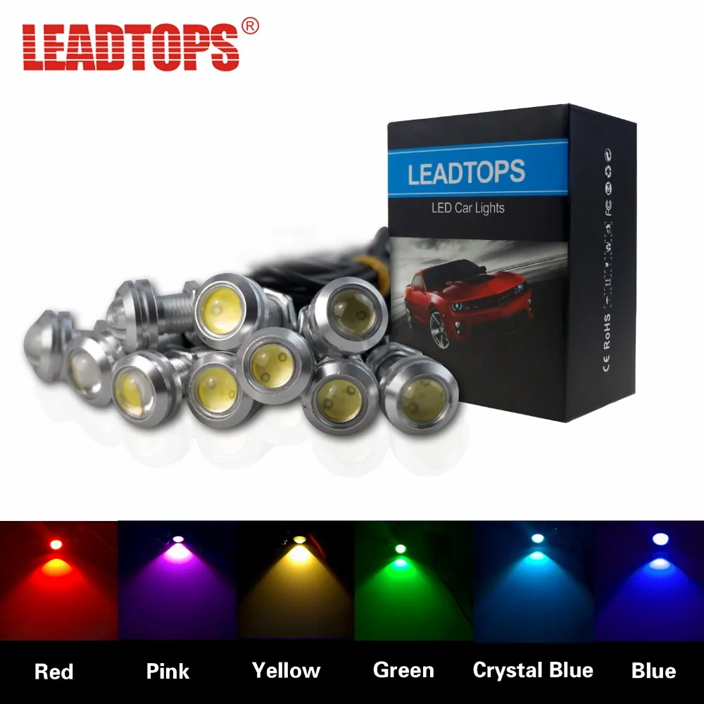 LEADTOPS 6 шт. орлиный глаз светильник 18/23 мм светодиодный DRL дневные ходовые огни s для