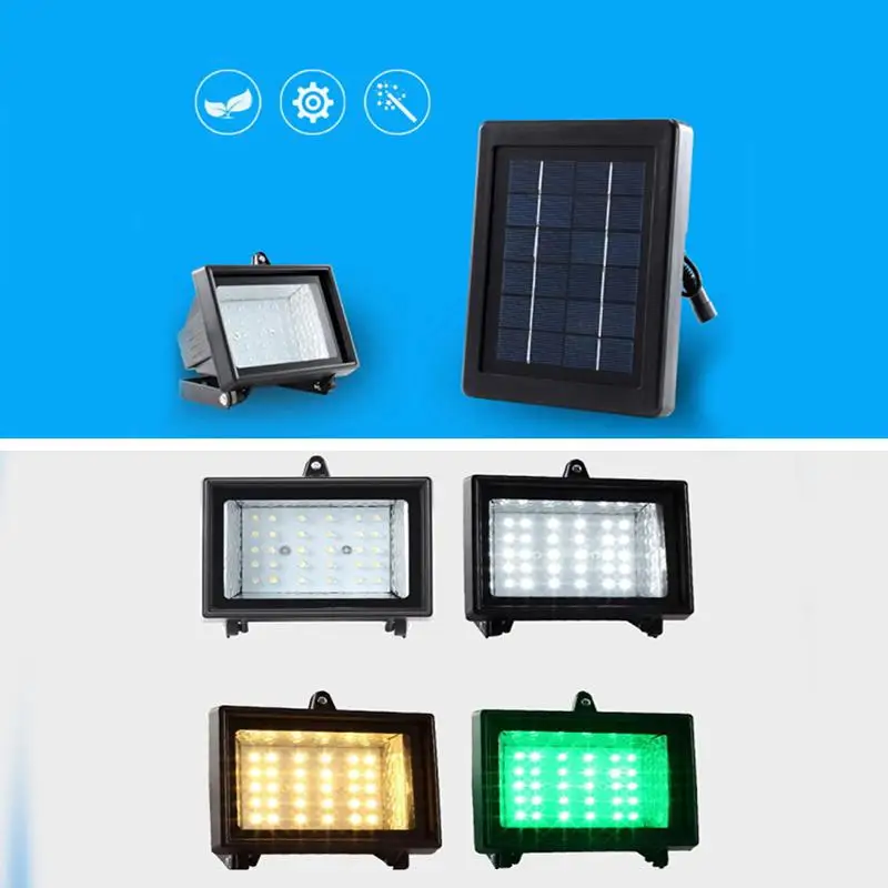 AKDSteel 30LED Waterproof Solar Lamp Outdoor Solar-Powered Light Sensor LED Street Lamp Landscape Lamp Lawn Yard Garden Light