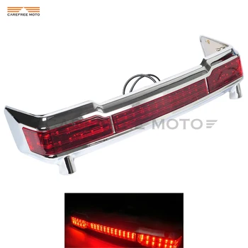 

1 Pcs Chrome LED Motorcycle Tail Brake Light Signal with Tour Pack case for Harley Classic Ultra King 2009 2010 2011 2012 2013