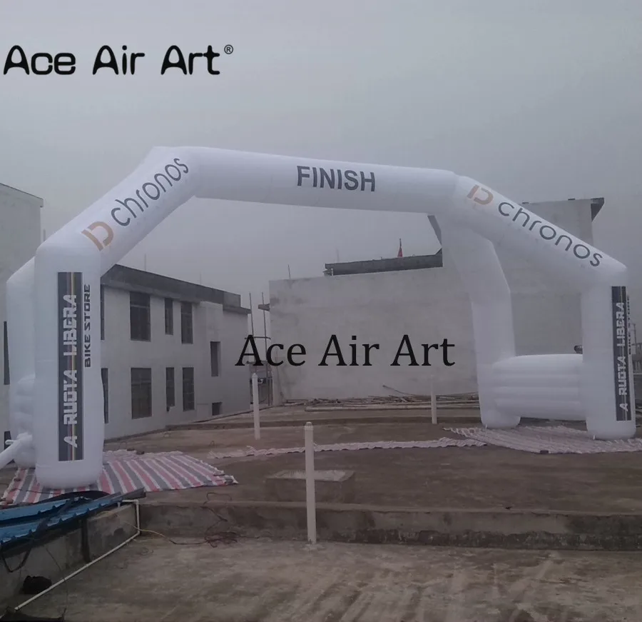 Huge 12 m inflatable start finish line entrance archways car race gate for Auto 4 LEGS free standing | Игрушки и хобби