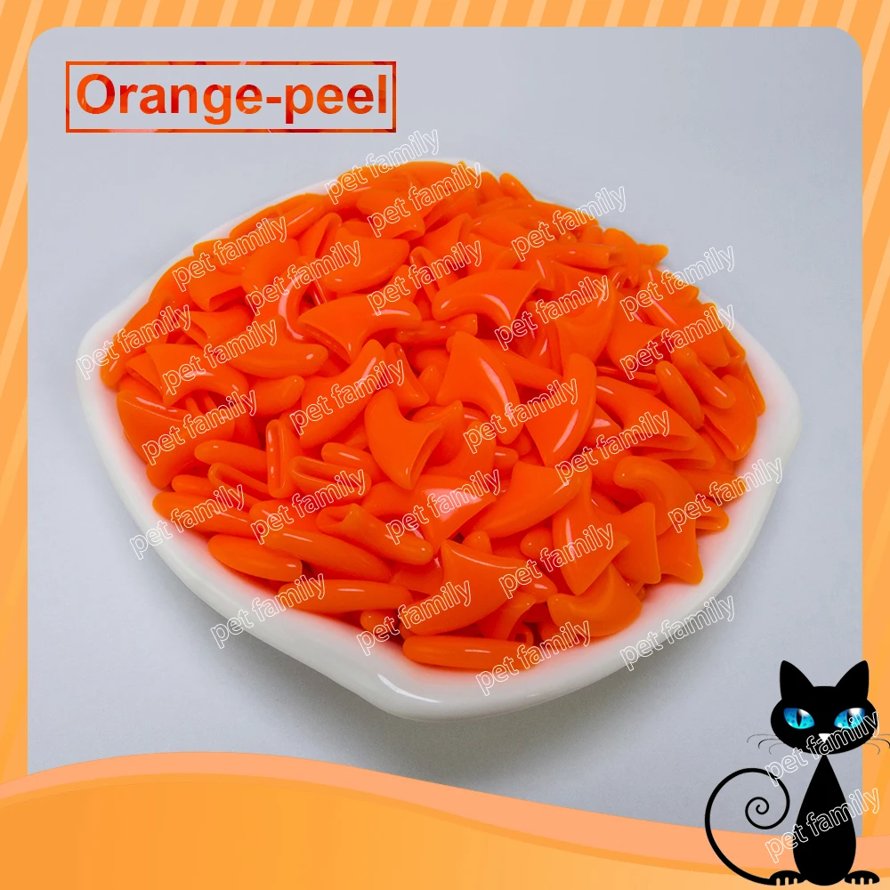 100pcs / lot Cat Nail CapsSoft Nail Protector soft cat pawControl Pets Silicon Nail caps  with free 5Adhesive Glue + 5Applicator 4