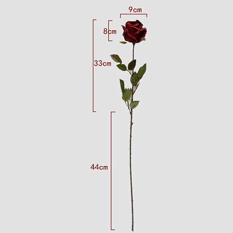 Big Australia Rose Branch Artificial Flowers Silk Black Rose Fake Flower For Home Garden Decoration DIY Party Wedding Floral New Big Australia Rose Branch Artificial Flowers Silk Black Rose Fake Flower For Home Garden Decoration DIY Party Wedding Floral New