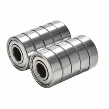 10 Stks/partij Abec 7 608ZZ Assen Rvs Lagers Roller Scooter Kogellagers Skate Skateboard Wielen Zilver Lagers