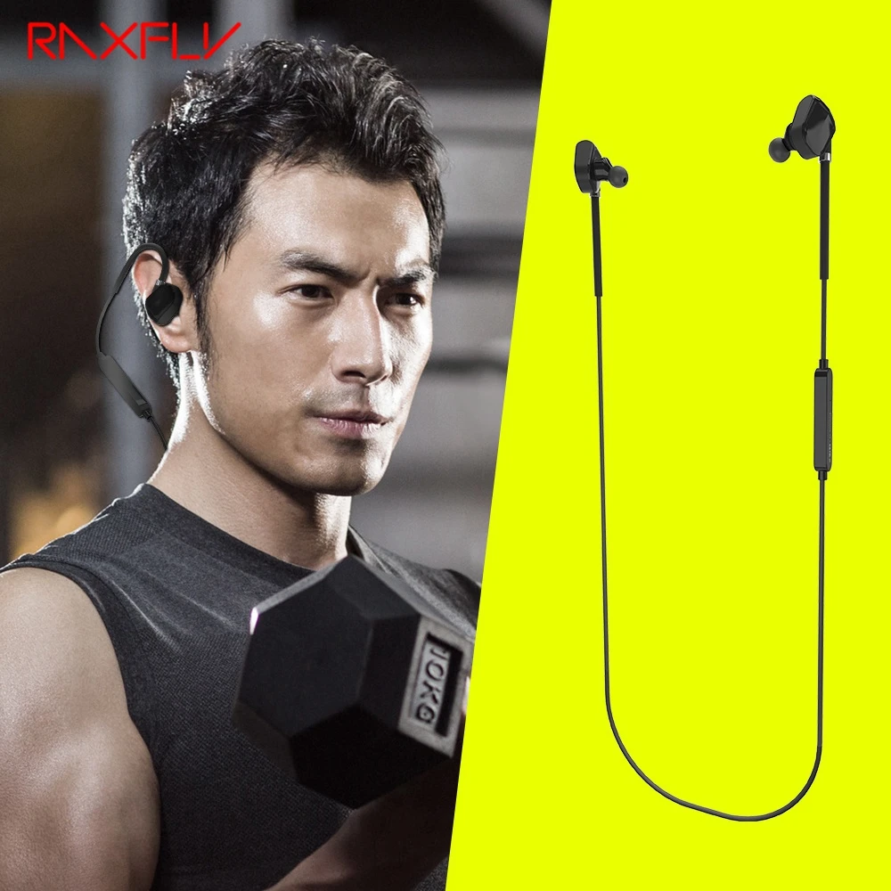 

RAXFLY Wireless Bluetooth 4.1 Earphone Hifi Stereo Microphone Ear Hook Earpiece For iPhone for Samsung Sport Earbuds Accessories