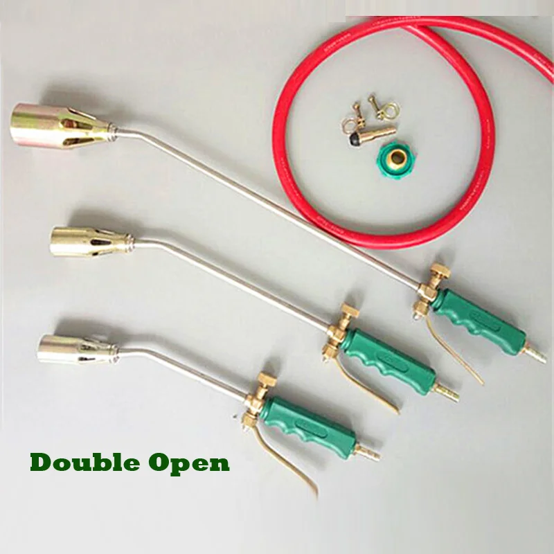 liquefied gas Welding torch flame gun Double open gas burner Factory