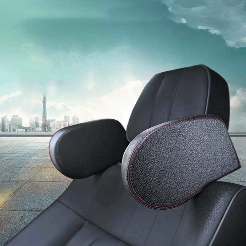 

Breathable Car Seat Headrest Travel Rest Neck Pillow Retractable Support Solution For Adults Children Auto Seat Head Cushion