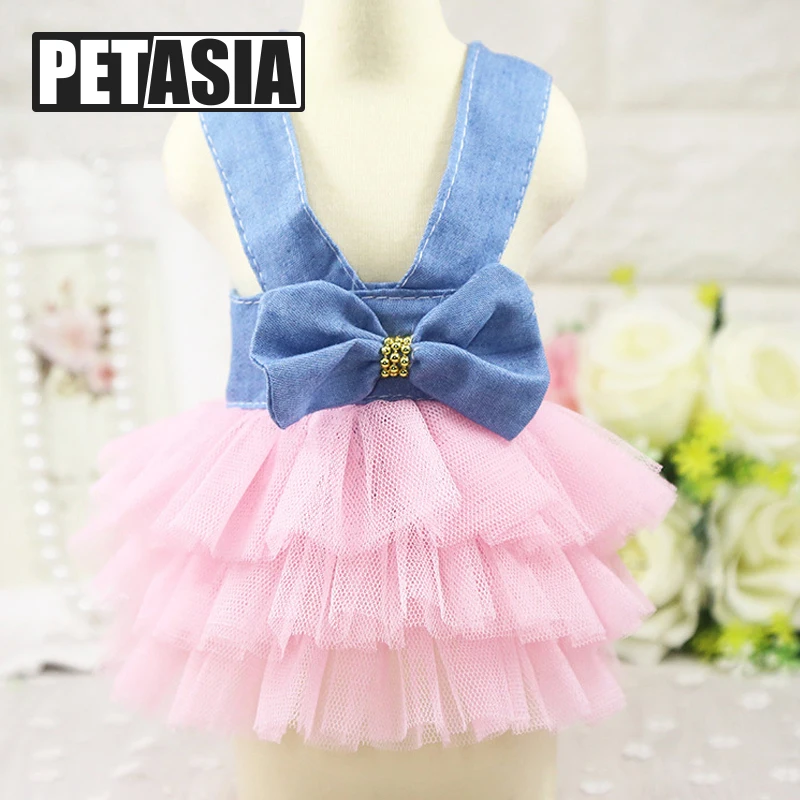 PETASIA новейшие платья для собак одежда летние костюм щенков красивые юбки