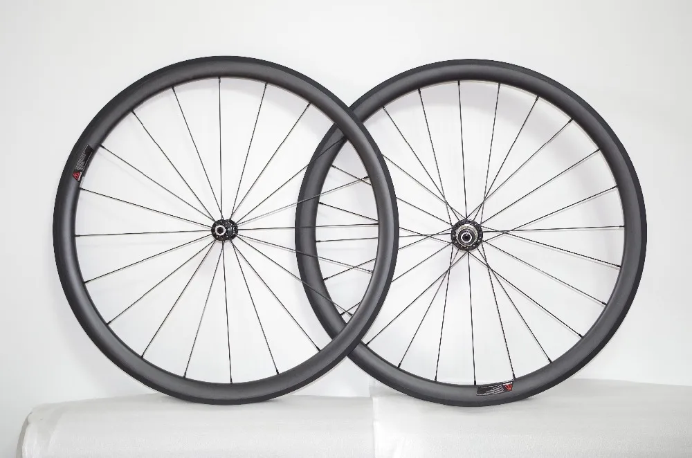 

[TUBELESS] DEERACE 24/28H 38mm x 25mm 700c Clincher Carbon Road Bike Wheels U Shape Bicycle Wheelset 1415G