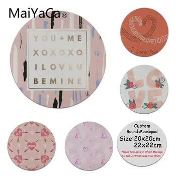 

MaiYaCa New Printed Love Always Kiss Me Eyelash High Speed New Mousepad New Personalized print Mousepad