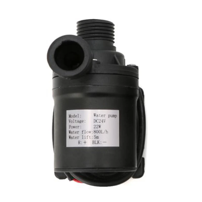 

DC 12/24V 800L/H Brushless Motor Submersible Water Pump Electric Heat Resistant