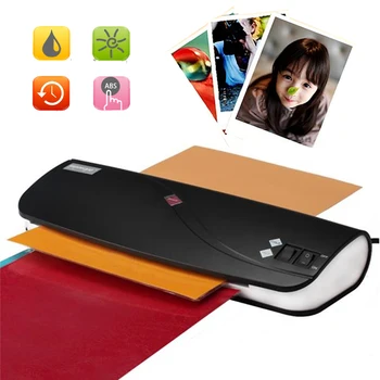 

400W A4 Photo Laminator Paper Film Document Thermal Hot&Cold Pouch Laminator Laminating Machine Plastificadora Plastifieuse