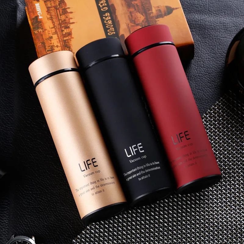 450ml Vacuum Thermos Cup Double Wall Insulated Vacuum Flask Stainless Steel Thermal Water Bottle Travel Mug Thermocup  (10)