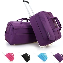 Neue trolley gepäck roll reisetaschen metall draisine reisetasche trolley gepäck frauen und männer gepäck & reise taschen