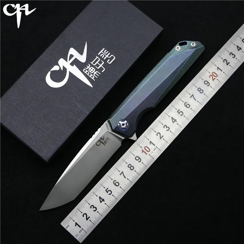 

TOP quality CH3507 Flipper folding knife M390 steel TC4 Titanium handle outdoor camping hunting pocket fruit Knives EDC tools