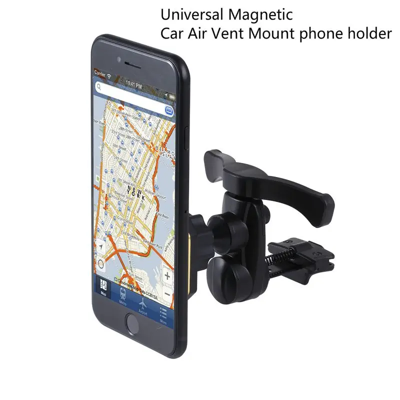 Универсальный держатель на вентиляционное отверстие автомобиля Регулируемый магнит магнитное крепление держатель мобильного телефона Подставка для iPhone 6 6S 7 7plus samsung S8 gps