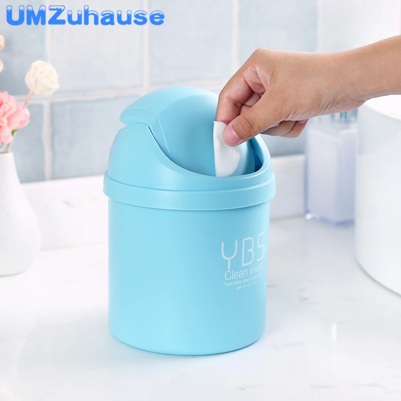 

Trash Mini Organizer Desk Table Plastic Storage Boxes Waste Bins Home Office Organization Case Car Desktop Garbage Litter Basket