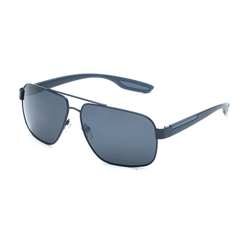 Vazrobe Мужские поляризационные солнцезащитные очки для вождения мужские очки Марка Качество с противоотражательным покрытием UV400 Винтаж черный TAC очки Polaroid - Цвет линз: black black