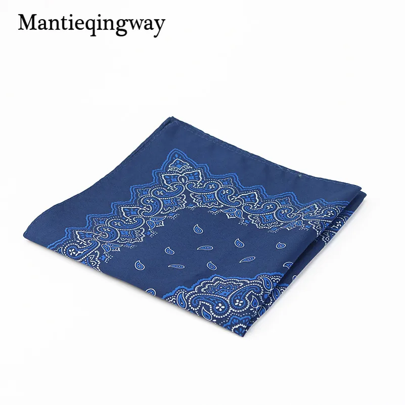 Mantieqingway Свадебная вечеринка платок Бизнес полиэстер Шелковый цветок и Paisley Pocket Square 34 см большой Hanky Интимные аксессуары Полотенца