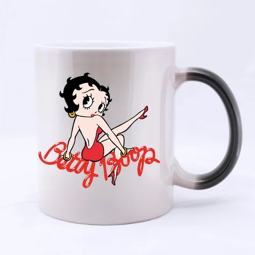 Fashion Design Betty Boop Coffee Mug Gift for Lovers Girl, Ceramic ...