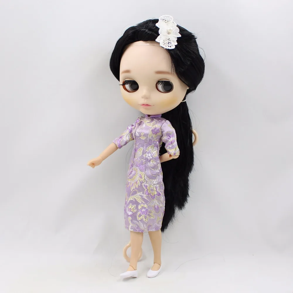 Neo Blythe Doll Ancient Embroidery Cheongsam Dress 6