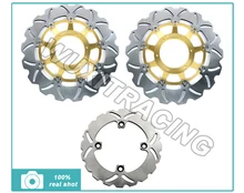 for Honda CBR 600 RR PC40 03-14 05 06 07 08 09 10 11 12 13 14 CBR 1000 RR RR4 RR5 04 05 New GOLD Front Rear Brake Discs Rotors