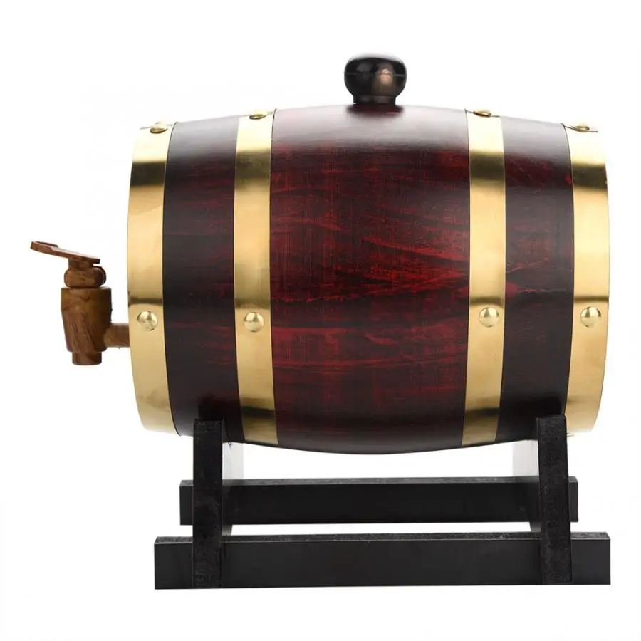 

1 x Oak barrel Vintage Wood Oak Timber Wine Barrel for Beer Whiskey Rum Port