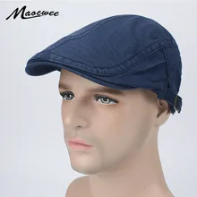 Демисезонный Винтаж простой сплошной черный темно-унисекс берет пряжки плоские шапки Теплые береты досуга шляпу для женщин мужские Dad Hat