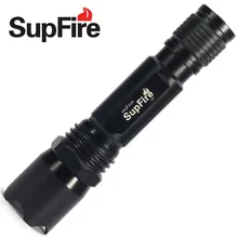 New SupFire C2 CREE Q5 LED Flashlight Lanterns 260 Lumens Searchlight Single Torch by 18650 Battery