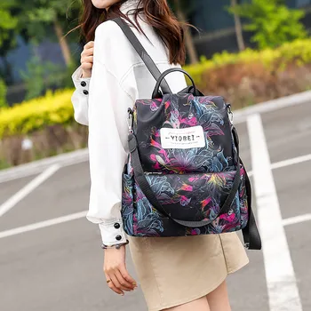 

Backpacks Women School Backpack for Teenage Girls Female Fashion Shoulders Student Bag Casual Wild Large Capacity Retro Mochila