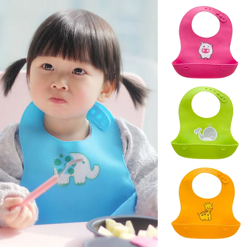 Newborn Baby Bibs Waterproof Baby Aprons Bib Adjustable Baby Feeding
