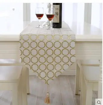

Modern Minimalist Fashion Circle Table Runner Coffee Table Cloth TV Cabinet Cover Dining Flag Bed Cloth