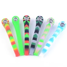 

GERUI 2018 New Length 230mm Silicone Smoking Pipes High Quality Tobacco Tube Water Pipe Cigarette Accessories