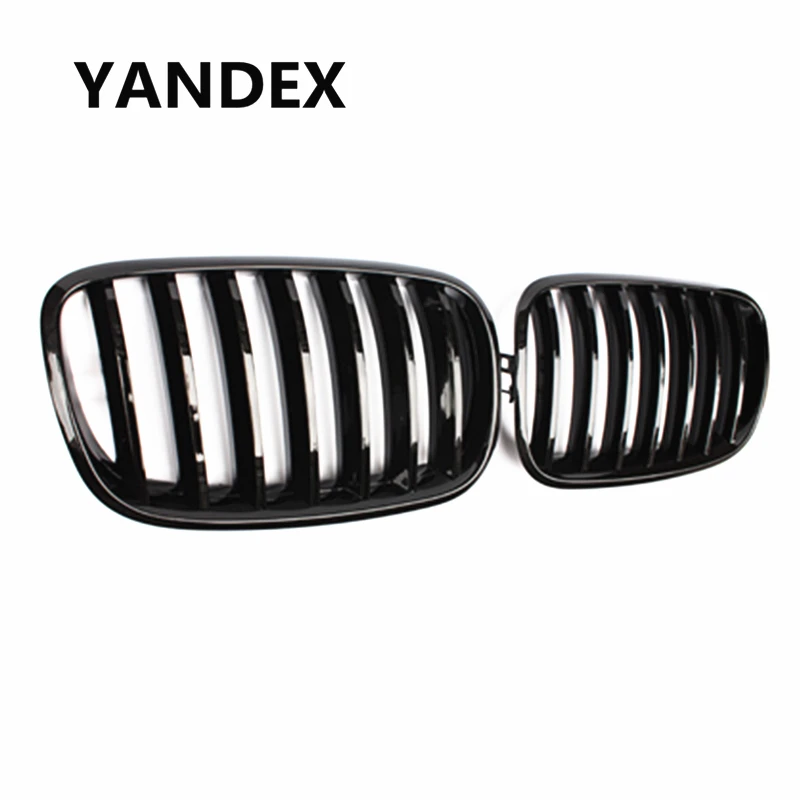 

X6 Gloss black ABS Replacement 1-slat front bumper Grille Fit For BMW X5 X6 E70 E71 E72 2008~2014